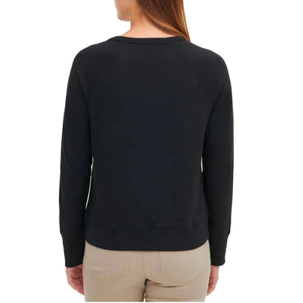 DKNY Sequined Crew Sweatshirt Black (LAST ONE)BNWT - Picture 3 of 8